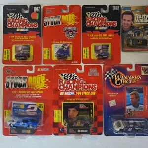 7 New Vintage Rusty Wallace Nascar Race Car Diecast Mixed Lot 90's